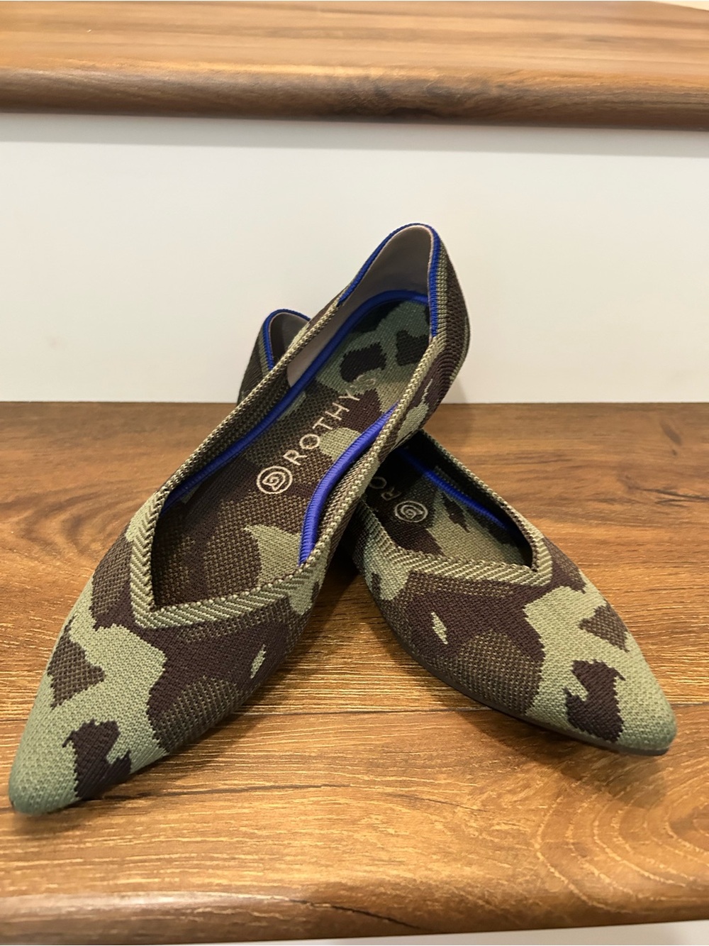Rothy's On Point Camo Flats W9.5